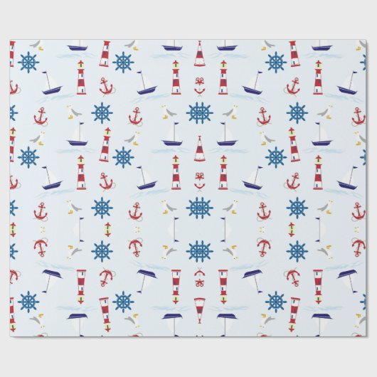 marinepapier cadeaupapier (Vlak)