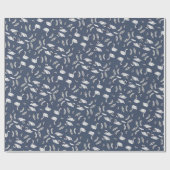 marinepapier met geankerde troep cadeaupapier (Vlak)