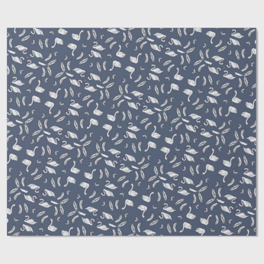 marinepapier met geankerde troep cadeaupapier (Vlak)