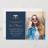 Marinepartij en goudzusters graduatiepartij kaart (Voorkant)