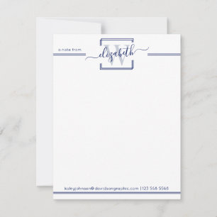 marineprofessional   Van de schrijftafel van Note  Bedankkaart