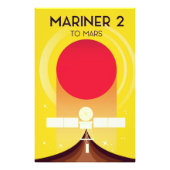 Mariner 2 naar Mars Foto Afdruk (Voorkant)