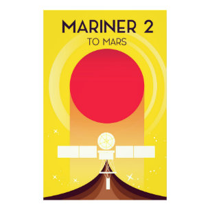 Mariner 2 naar Mars Foto Afdruk