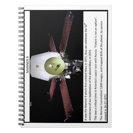 Mariner 9 notitieboek (Voorkant)