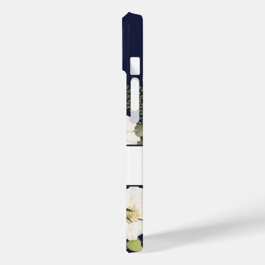  marineroze in White Floral met  bloemen Case-Mate iPhone Case (Achterkant / Links)