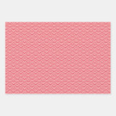  marineroze Koinobori visschaliepatroon Inpakpapier Vel (Voorkant 2)