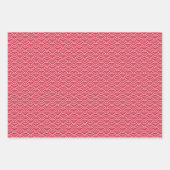  marineroze Koinobori visschaliepatroon Inpakpapier Vel (Voorkant)