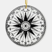  Mariner's Compass-versiering Keramisch Ornament (Voorkant)