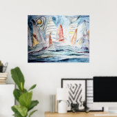 Mariners' Mirage Poster (Thuiskantoor)