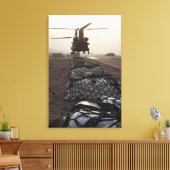 Marines bevestigen slingerbelastingen canvas afdruk (Insitu (Woonkamer))