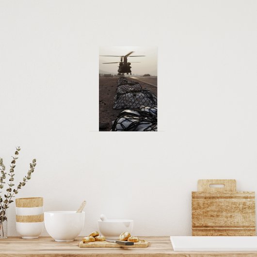 Marines bevestigen slingerbelastingen poster (Keuken)