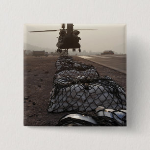 Marines bevestigen slingerbelastingen vierkante button 5,1 cm