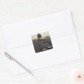 Marines bevestigen slingerbelastingen vierkante sticker (Envelop)