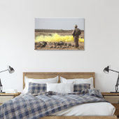 Marines bieden zekerheid canvas afdruk (Insitu (Slaapkamer))