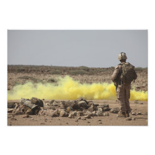 Marines bieden zekerheid foto afdruk