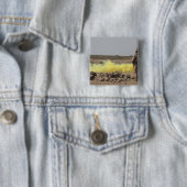 Marines bieden zekerheid vierkante button 5,1 cm (In situ)