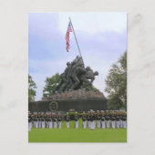 Marines bij het Briefkaart van Iwo Jima Statue (Voorkant)