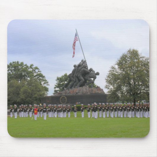 Marines bij Iwo Jima Statue Mousepad Muismat (Voorkant)
