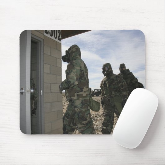 Marines en Sailors in de gaskamer Muismat (Met muis)