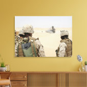 Marines en zeilors canvas afdruk (Insitu (Woonkamer))