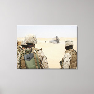 Marines en zeilors canvas afdruk