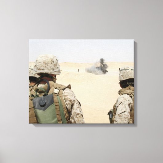 Marines en zeilors canvas afdruk (Voorkant)