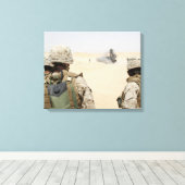 Marines en zeilors canvas afdruk (Insitu (Houten vloer))