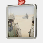 Marines en zeilors metalen ornament (Links)