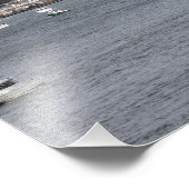 Marines en zweefgetouwen mannen de rails foto afdruk (Hoek)