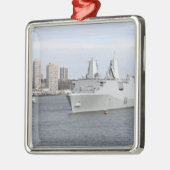 Marines en zweefgetouwen mannen de rails metalen ornament (Links)