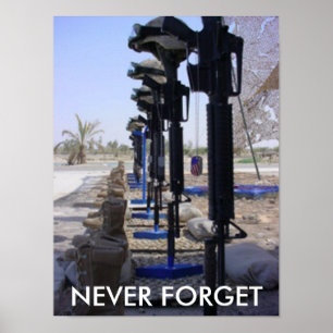 Marines Fallen Soldaten Poster