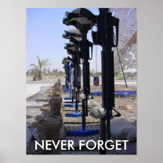 Marines Fallen Soldaten Poster