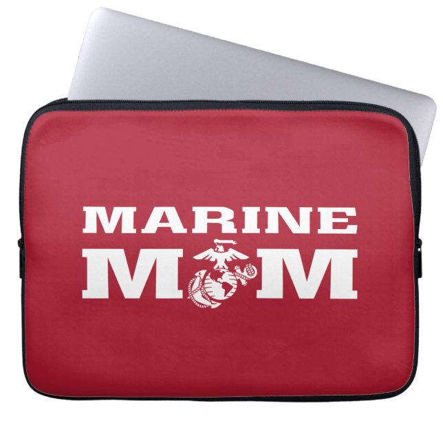 Marines mama laptop sleeve (Voorkant)