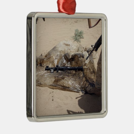 Marines Metalen Ornament (Rechts)