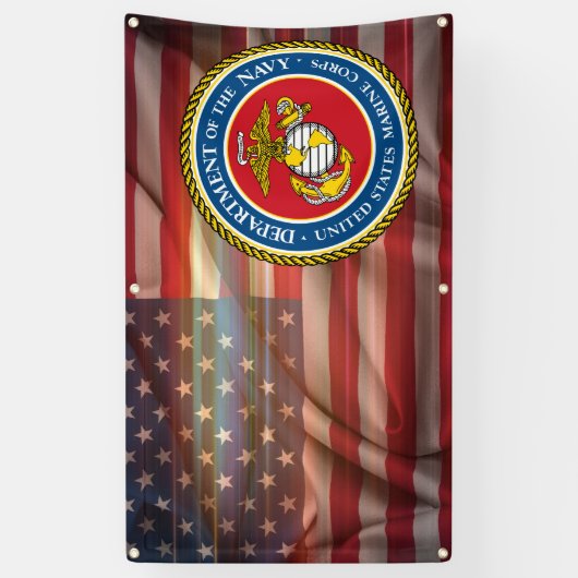Marines Spandoek (Verticaal)