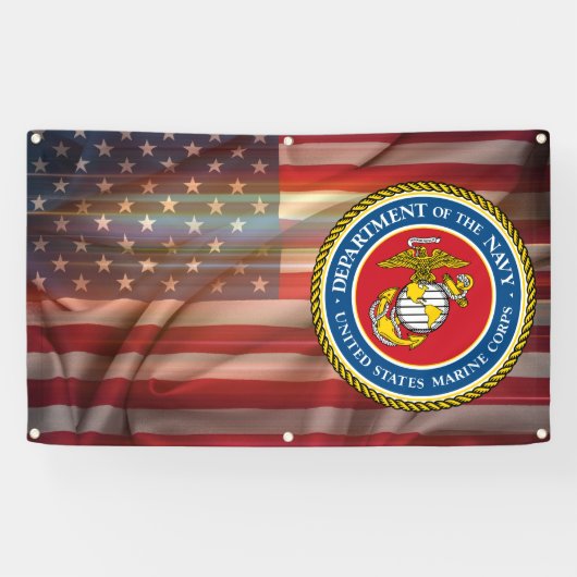 Marines Spandoek (Horizontaal)