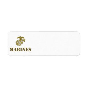 Marines (stencil) etiket