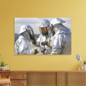 Marines van de gevechtsvliegtuigen van het vliegtu canvas afdruk (Insitu (Woonkamer))