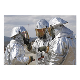 Marines van de gevechtsvliegtuigen van het vliegtu foto afdruk