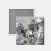 Marines van de gevechtsvliegtuigen van het vliegtu magneet (Voorkant / Achterkant)