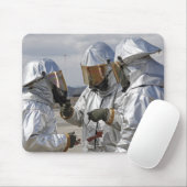 Marines van de gevechtsvliegtuigen van het vliegtu muismat (Met muis)