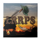 Marines van de luchtmacht van de marine van het le tegeltje (Voorkant)