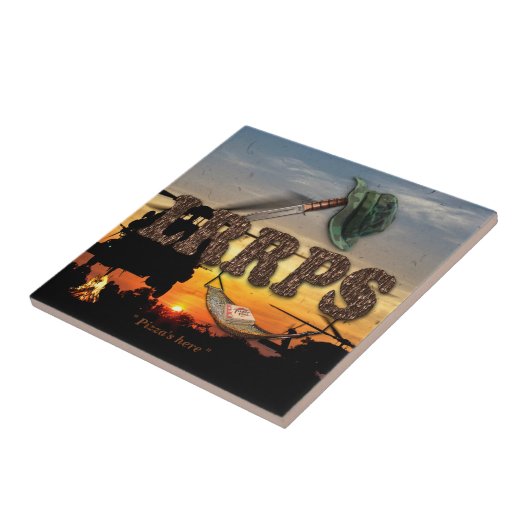 Marines van de luchtmacht van de marine van het le tegeltje (Zijkant)