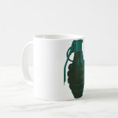 Marines van het Hand Grenade War Militaire Bomb Ar Koffiemok (Voorkant links)