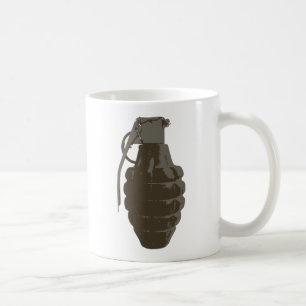 Marines van het Hand Grenade War Militaire Bomb Ar Koffiemok