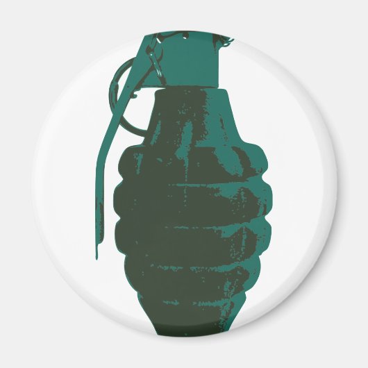 Marines van het Hand Grenade War Militaire Bomb Ar Magneet (Voorkant)