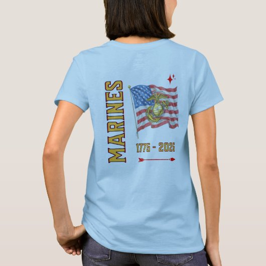 MARINES Vrouwen T-shirt (Achterkant)