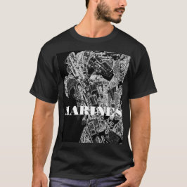 MARINES ZWART SHIRT