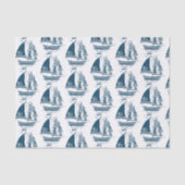  marinesailingboot2 Patroon Tissuepapier (Voorkant)