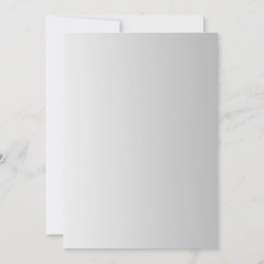 marinesbloemen bruiloft met waterverf kaart (Achterkant)